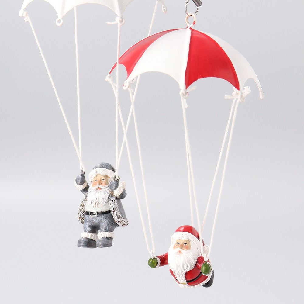 クリスマス 飾り インテリア オーナメント オブジェ 置物 パラシュートサンタ 人形 Santa Parachute ユニーク christmas Xmas 店舗 装飾 玄関 ユニーク ギフト プレゼント
